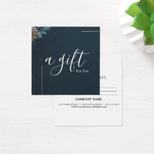Simple & Modern Business Gift Certificate