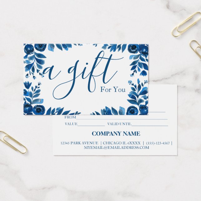 Simple & Modern Business Gift Certificate (Office)