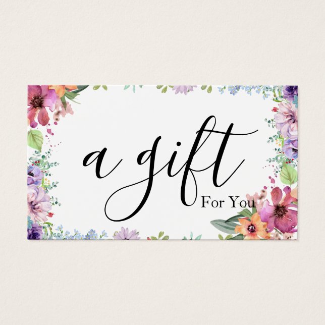 Simple & Modern Business Gift Certificate (Front)