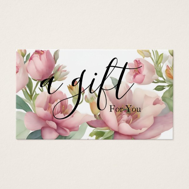 Simple & Modern Business Gift Certificate (Front)