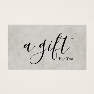 Simple & Modern Business Gift Certificate