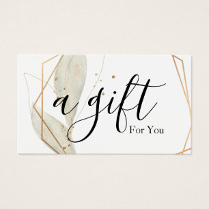 Simple & Modern Business Gift Certificate