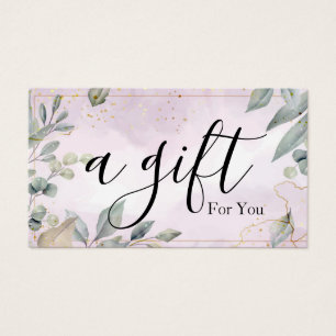 Simple & Modern Business Gift Certificate