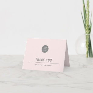 Simple-Modern- Business Thank You Card-Folded