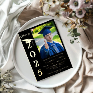 Simple Modern Calligraphy Photo Graduation