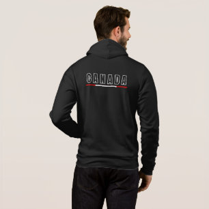 Simple Modern Canadian Canada Art Letter Souvenir  Hoodie