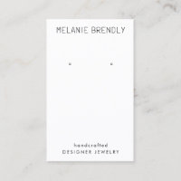 Simple Modern Chic Jewellery Earring Display
