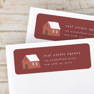 Simple Modern Chic Real Estate Business Address