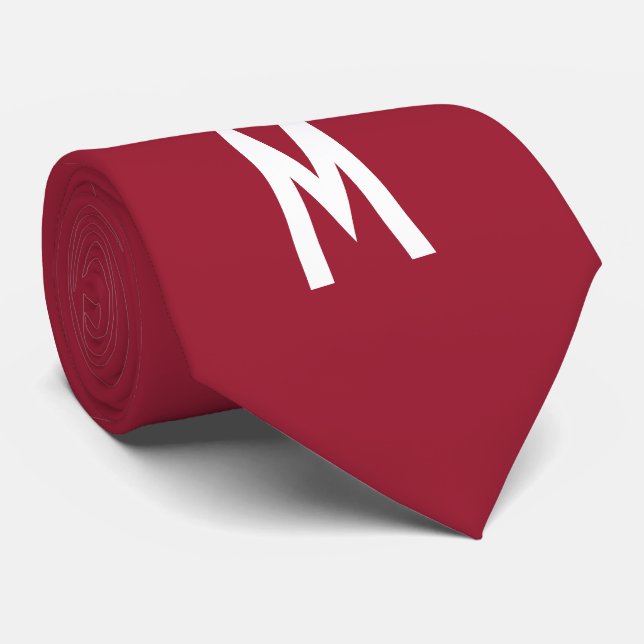 Simple Modern Chilli Pepper Tie (Rolled)