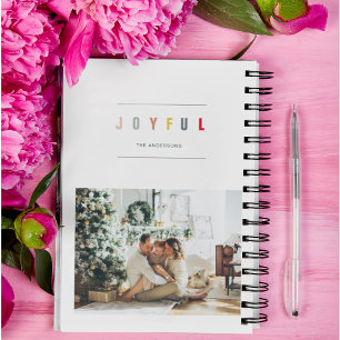 Simple Modern Christmas Photo   Joyful Holiday Planner