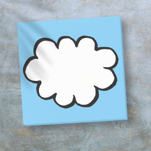 Simple Modern Cloud Think Bubble Post-it Notes