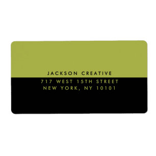 Simple Modern Contrast business card
