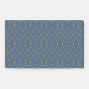 Simple, modern, cool, trendy curvy, wavy lines post-it notes