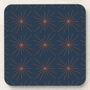 Simple, modern, cool, trendy light / star abstract coaster