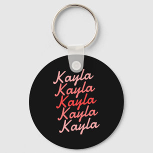 Simple Modern Cool Tygraphy Name Toddler  Key Ring