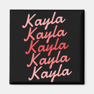 Simple Modern Cool Tygraphy Name Toddler  Magnet