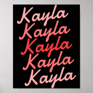 Simple Modern Cool Tygraphy Name Toddler  Poster