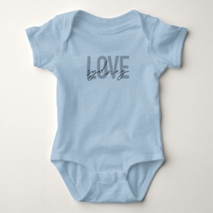 Simple, modern, cool, urban design Love Sydney Baby Bodysuit