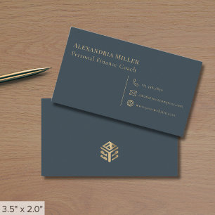 Simple Modern Custom Logo Business Card