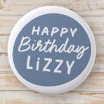 Simple Modern Custom Non-Photo Birthday Greeting<br><div class="desc">Design is modern and simple. Add a the birthday celebrant's name</div>