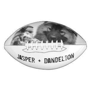 Simple, Modern Custom Pet or People Photo Football