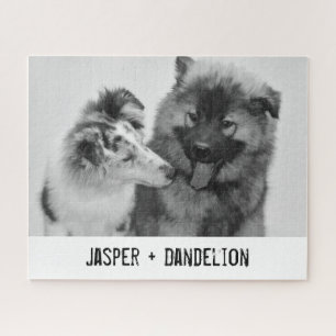Simple, Modern Custom Pet or People Photo Jigsaw Puzzle