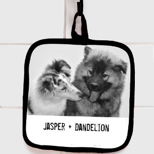 Simple, Modern Custom Pet or People Photo Pot Holder