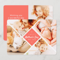 Simple Modern Custom Photos Happy Mother's Day