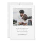 Simple Modern Custom Two Photo Engagement Wedding