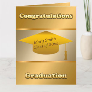 Simple Modern Customise Gold Card