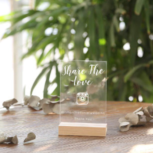 Simple Modern Cute Social Media Sharing Sign