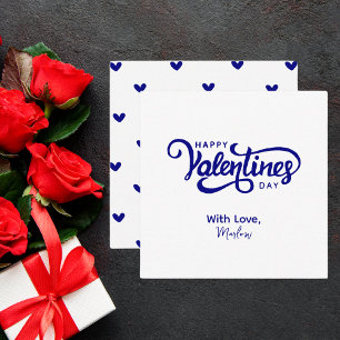 Simple Modern Cute Valentines Card