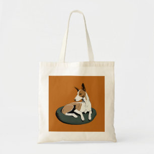Simple Modern Dog Art Trendy Tote Bag