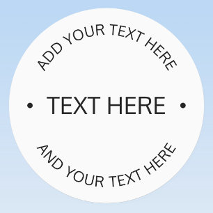 Simple Modern Editable Text White & Black