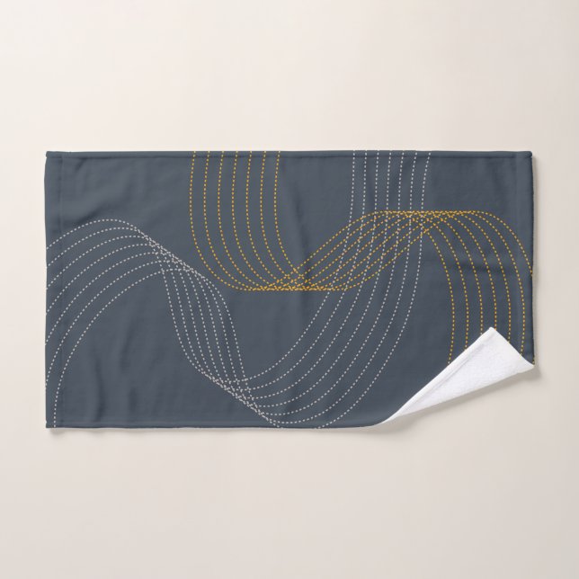 Simple, modern, elegant, cool, trendy illustration hand towel (Hand Towel)