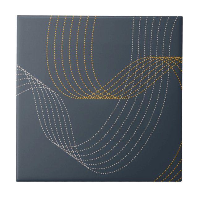 Simple, modern, elegant, cool, trendy illustration tile (Front)