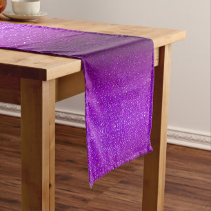 Simple Modern Elegant Glitter Luxury Christmas Short Table Runner