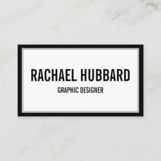 Simple Modern Elegant Qr Code Custom  Business Card