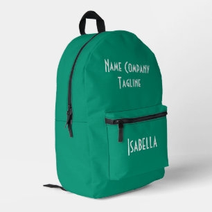 Simple Modern Emerald Printed Backpack