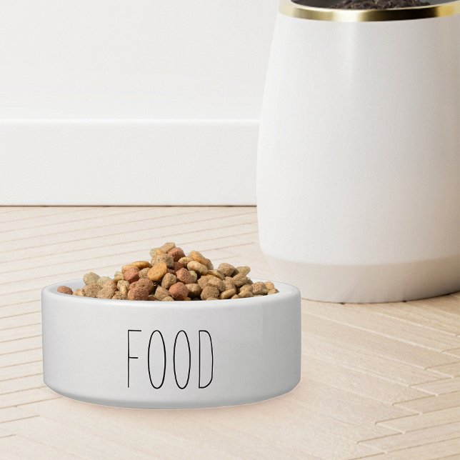 Simple Modern Farmhouse Style Lettering Food Bowl (Creator Uploaded)