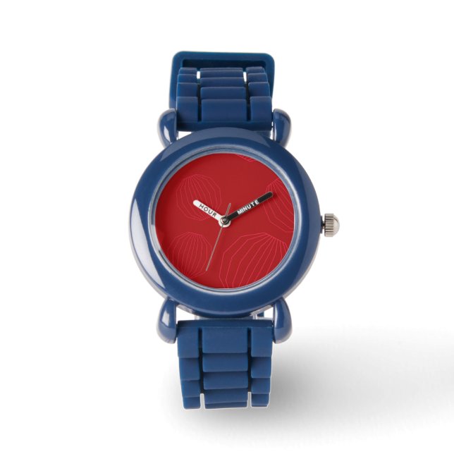 Simple, modern, flowing Christmas ornaments Watch (Front)