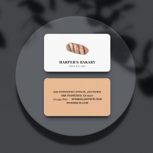 Simple Modern Fresh Bakery Eco Professional Logo Business Card
