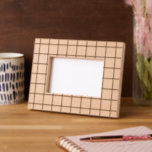 Simple Modern Geometric Pattern Wooden  Etched Frames<br><div class="desc">Simple Modern Geometric Pattern Wooden Embossed Etched Picture Photo Frame features a simple modern pattern. Perfect as gifts for family and friends for Christmas,  birthdays,  holidays and more. Created by Evco Studio www.zazzle.com/store/evcostudio</div>