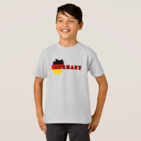 Simple Modern Germania Germany Art Letter Souvenir