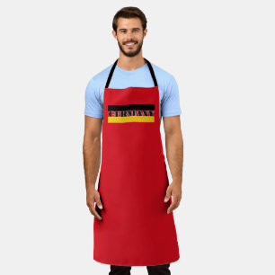 Simple Modern Germany german flag  Souvenir Apron
