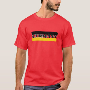 Simple Modern Germany german flag Souvenir T-Shirt