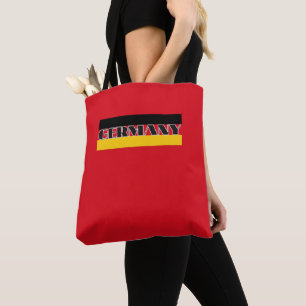 Simple Modern Germany german flag  Souvenir Tote Bag