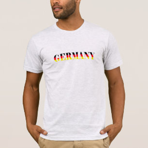 Simple Modern Germany National Flag Souvenir T-Shirt