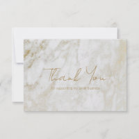 Simple Modern Gold Marble Elegant Business