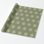 Simple Modern Gold Starburst Soft Green Christmas Wrapping Paper<br><div class="desc">Simple modern gold starburst Christmas wrapping paper. Simple modern gold star designs with complimentary design elements in a stylish soft green and gold holiday colour palette.</div>